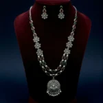 অক্সিডাইজড ফ্লোরাল (toned necklace set)